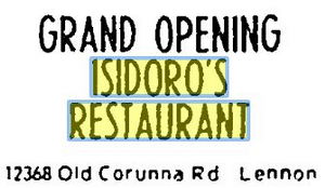 El-Bert-A Motel & Coffee Shop - Grand Opening For Isidoros May 1980